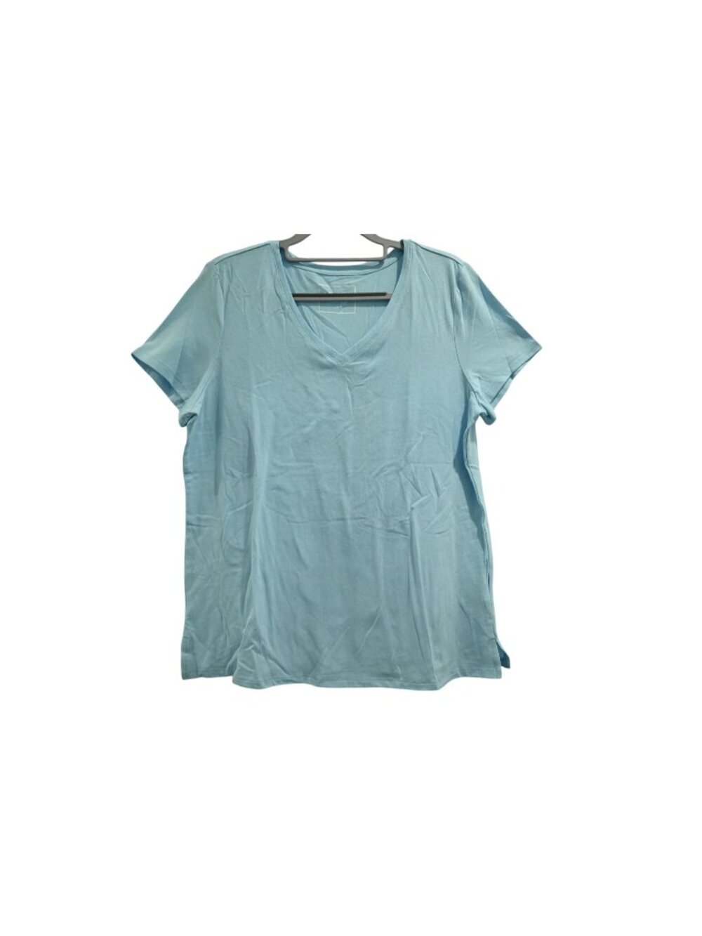 NWT Charter Club Short Sleeve Sleep Lounge Shirt Sz M Summer Song Light Blue